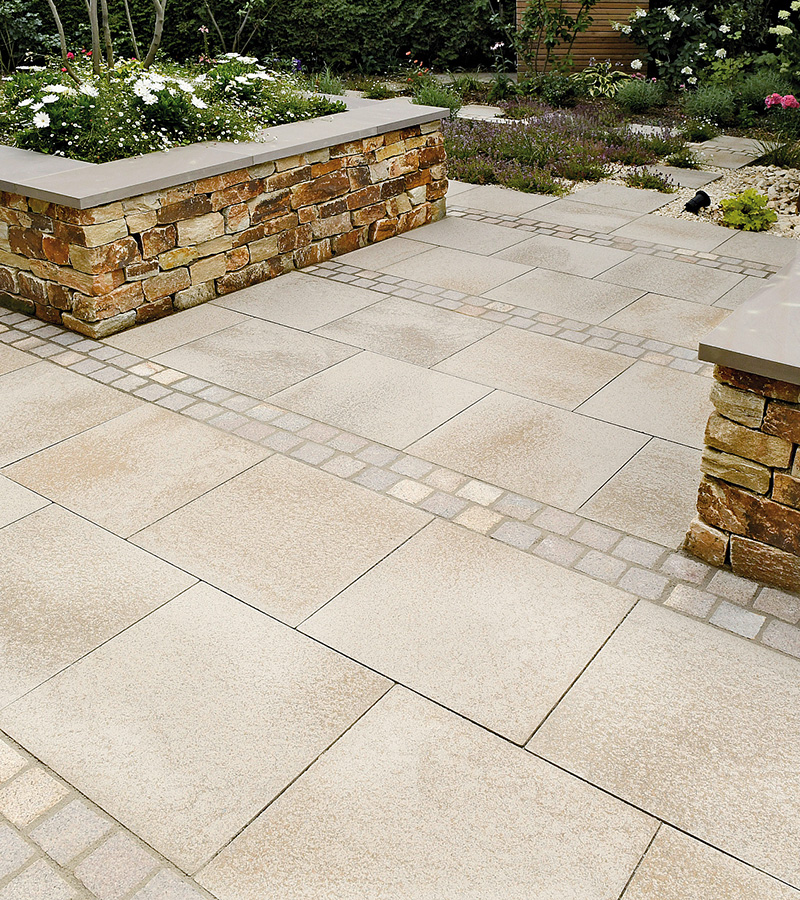 Installed Umbriano pavers in residential driveway